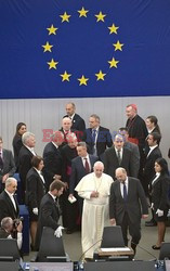 Papież Franciszek w Parlamencie Europejskim