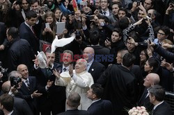 Patriarcha Bartłomiej pobłogosławił papieża Franciszka