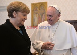 Papież Franciszek przyjął na audiencji  Angelę Merkel 