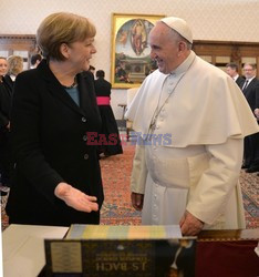 Papież Franciszek przyjął na audiencji  Angelę Merkel 