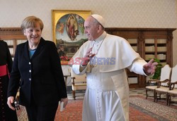 Papież Franciszek przyjął na audiencji  Angelę Merkel 