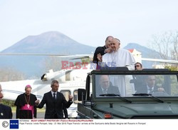 Papież Franciszek z wizytą w Pompejach i Neapolu