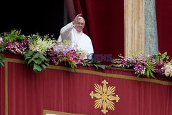 Papież Franciszek wygłasza orędzie Urbi et Orbi