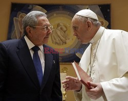 Raul Castro na audiencji u papieża Franciszka