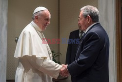 Raul Castro na audiencji u Papieża Franciszka