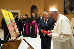 Raul Castro na audiencji u papieża Franciszka