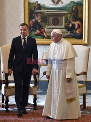 Prezydent Andrzej Duda na audiencji u papieża Franciszka 