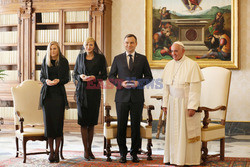 Prezydent Andrzej Duda na audiencji u papieża Franciszka 