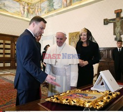 Prezydent Andrzej Duda na audiencji u papieża Franciszka 