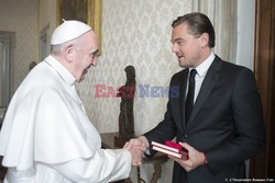 Leonardo DiCaprio na audiencji u Papieża Franciszka