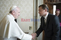 Leonardo DiCaprio na audiencji u Papieża Franciszka