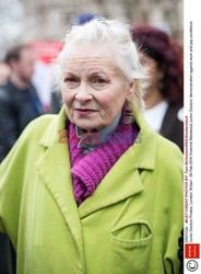 Vivienne Westwood podczas protestu w Londynie