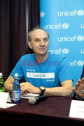 Drużyna Unicef - konferencja prasowa