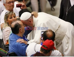 Spotkaie papieża Franciszka z chorymi