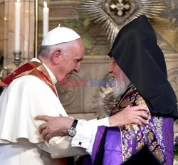 Papiez Franciszek w Armenii