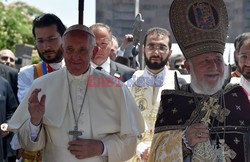 Papiez Franciszek w Armenii