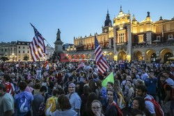 ŚDM 2016 - przyjazd wiernych  do Krakowa