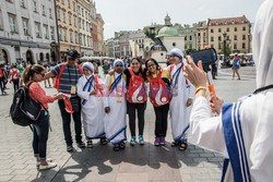 ŚDM 2016 - przyjazd wiernych  do Krakowa