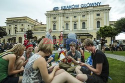 ŚDM 2016 - przyjazd wiernych  do Krakowa