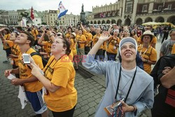 ŚDM 2016 - przyjazd wiernych  do Krakowa