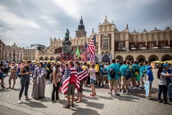 ŚDM 2016 - przyjazd wiernych  do Krakowa