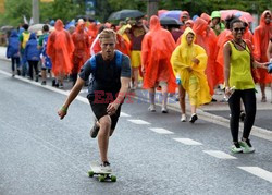 ŚDM 2016 - przyjazd wiernych  do Krakowa