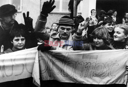 Strajki i demonstracje Solidarności