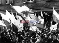 Strajki i demonstracje Solidarności