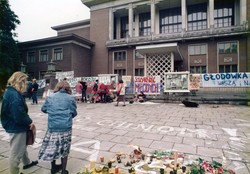 Strajki i demonstracje Solidarności