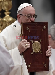 Papież Franciszek odprawił mszę w Nowy Rok