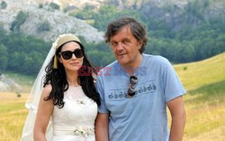 Italian actress Monica Bellucci is seen on the set of a movie near the town of Gacko