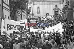 Strajki i demonstracje Solidarności