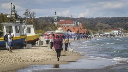 Słoneczny początek majówki nad morzem