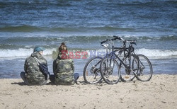 Słoneczny początek majówki nad morzem