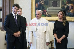 Spotkanie papieża Franciszka z Justinem Trudeau