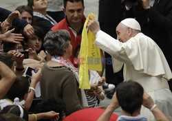 Audiencja dla dzieci z udziałem papieża Franciszka