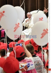 Audiencja dla dzieci z udziałem papieża Franciszka