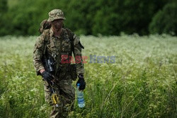 Żołnierze NATO na granicy polsko-litewskiej - Eyevine