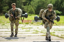 Żołnierze NATO na granicy polsko-litewskiej - Eyevine