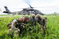 Żołnierze NATO na granicy polsko-litewskiej - Eyevine