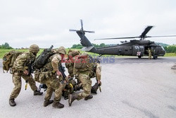 Żołnierze NATO na granicy polsko-litewskiej - Eyevine