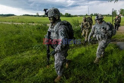 Żołnierze NATO na granicy polsko-litewskiej - Eyevine