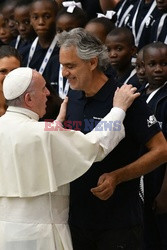 Andrea Bocelli spotkał się z Papieżem Franciszkiem