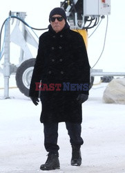 Giorgio Armani z rodziną w Saint-Moritz