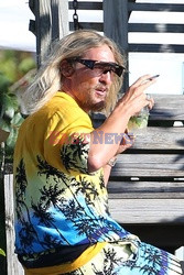 Na planie filmu The Beach Bum on Star Island