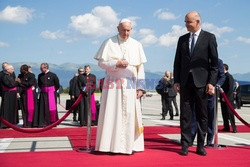 Papież Franciszek z wizytą w Światowej Radzie Kościołów w Genewie