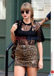 Taylor Swift w cętkowanej mini