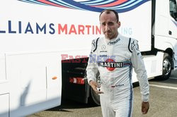 Robert Kubica na testach na torze Hungaroring