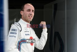 Robert Kubica na testach na torze Hungaroring