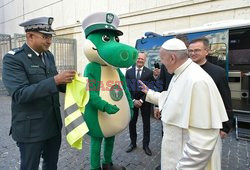 Papież Franciszek spotkał się z polskim krokodylem